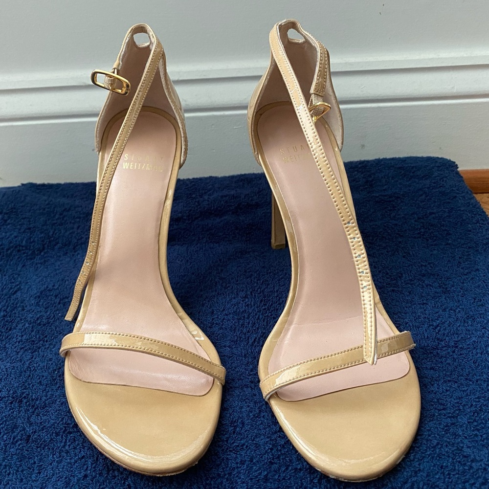Stuart Weitzman Nudist Stiletto Sandal